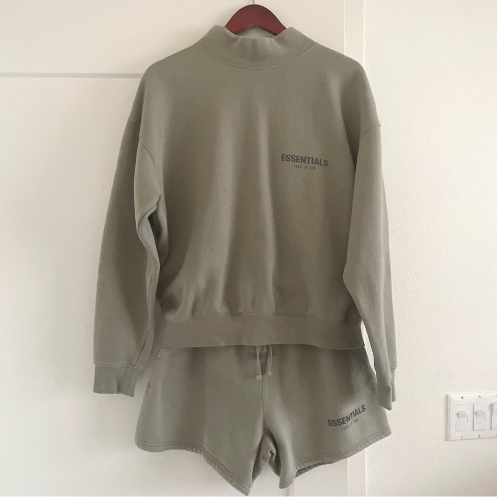 Fear of God Essentials Matching Set Sweatshirt & Shorts